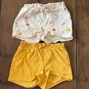 Old Navy Kids Printed and Yellow Shorts